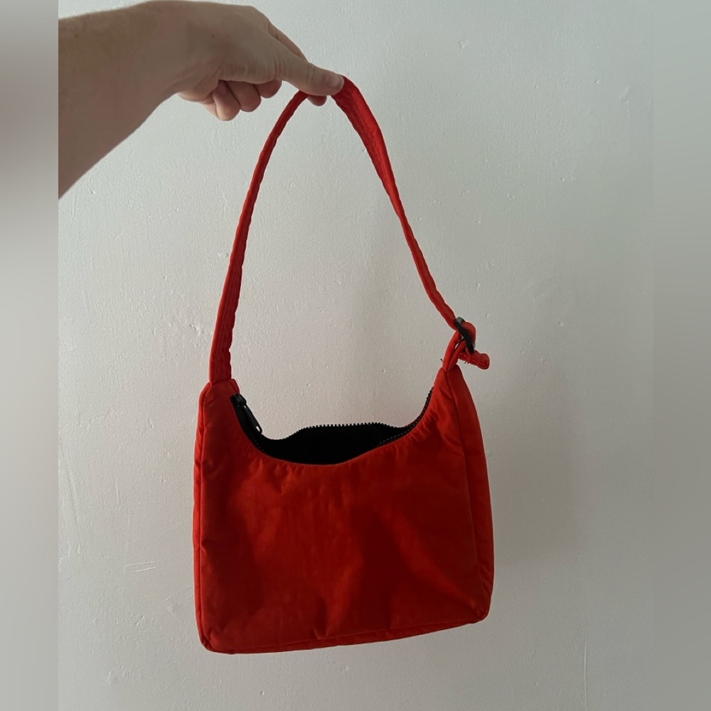 Red BAGGU mini shoulder bag